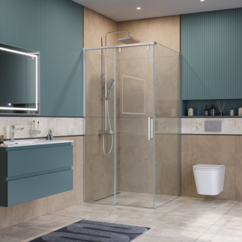 Душевой уголок BELBAGNO SOFT_CLOSE-1-A-1-100-C-Cr