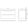 Тумба BELBAGNO MARINO MARINO-900-2C-SO-PM-P